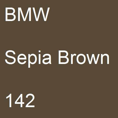 BMW, Sepia Brown, 142.